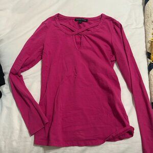 Boston Proper Hot Pink Top